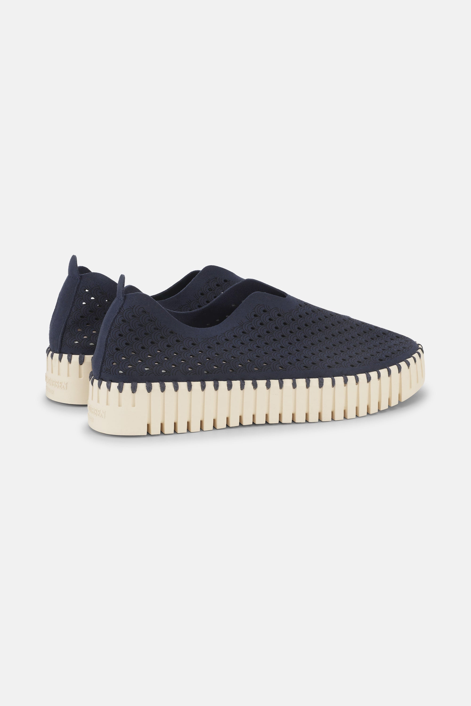 Platform Tulip Slipper - Dark Indigo